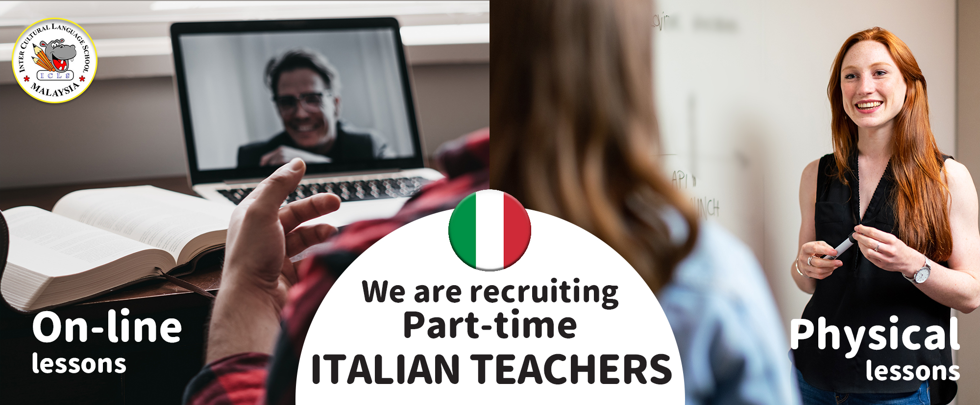 Recruitment iTALIAN TEACHER ICLS InterCultural Language School
